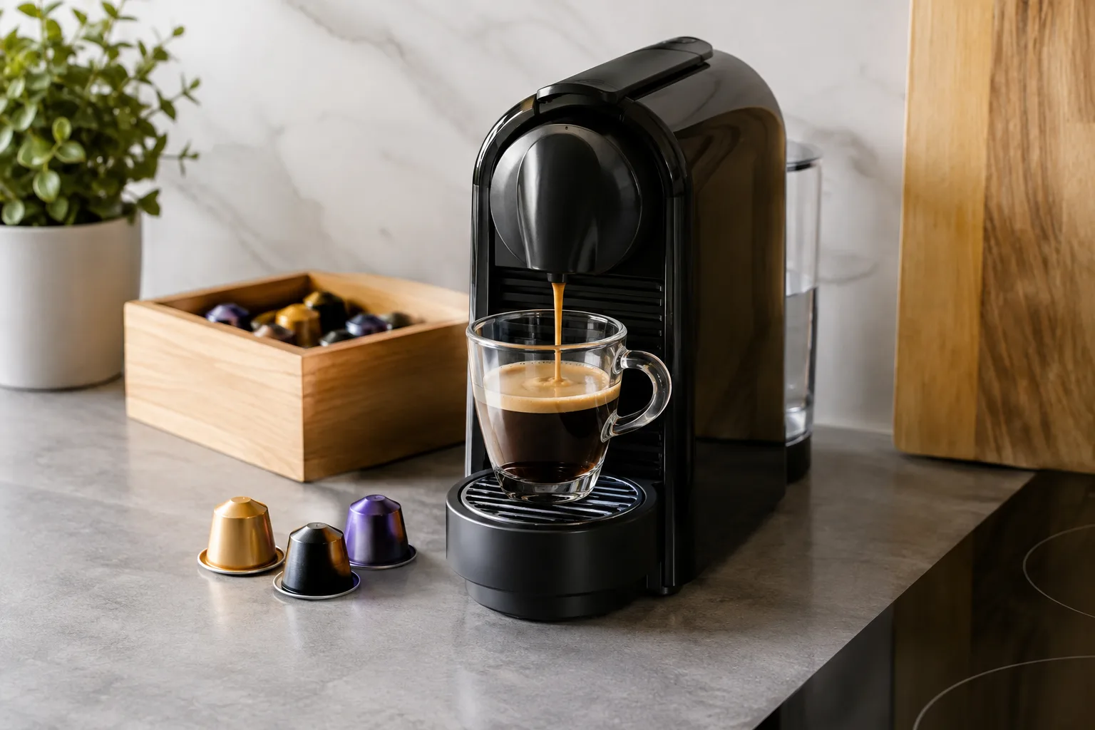 Kaffeekapselmaschinen korrekt einstellen: Fuer Geschmack, Komfort und Bedienfreundlichkeit