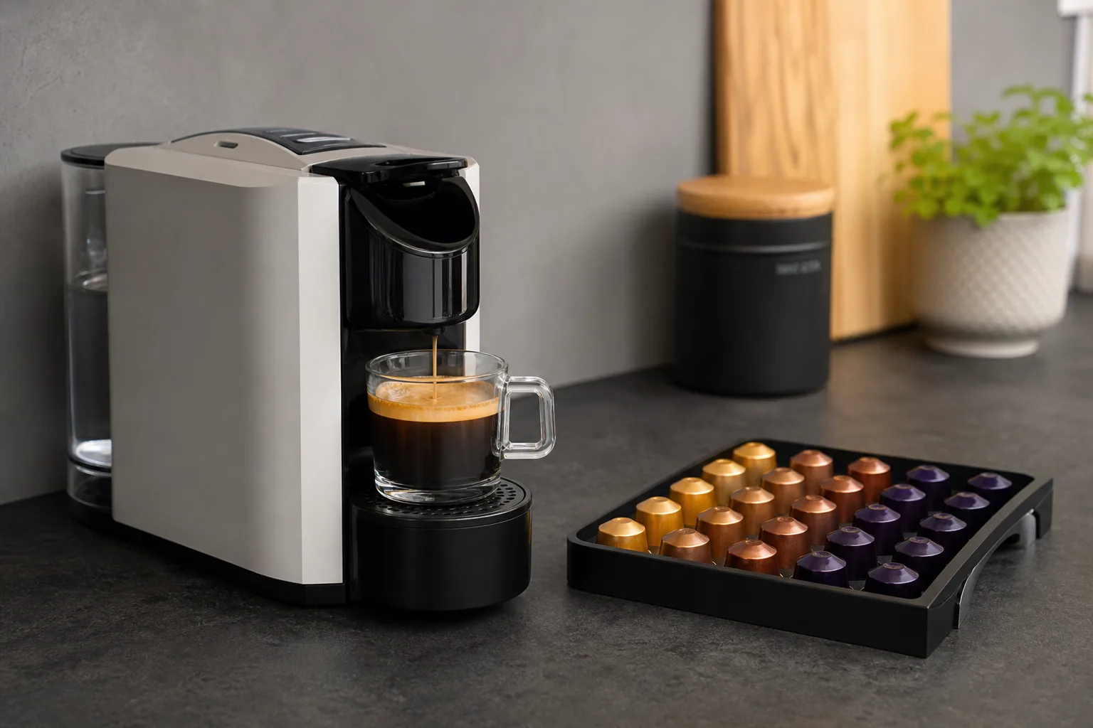 Kapselmaschinen Kaffeestaerke richtig waehlen